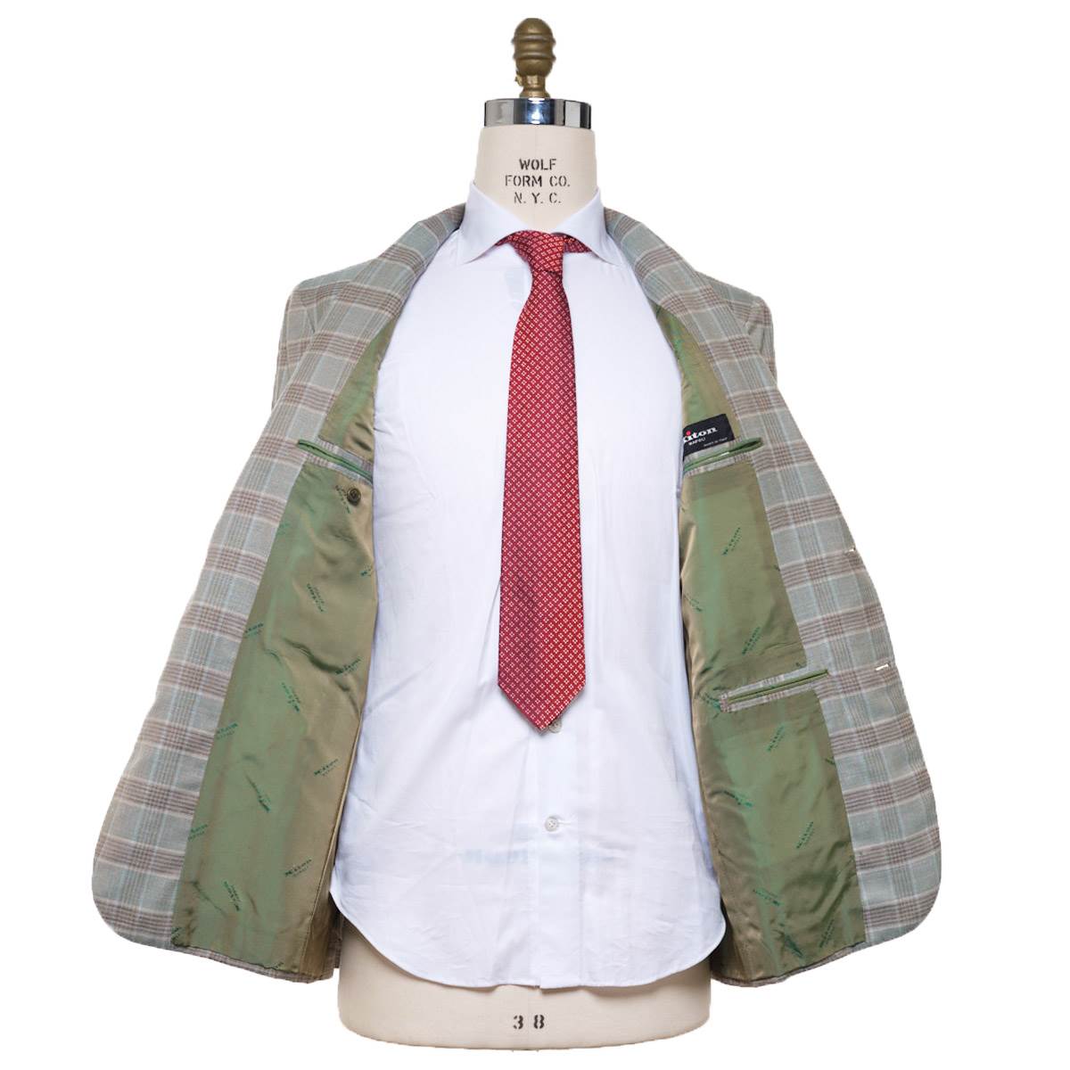 KITON Multicolor Cashmere Silk Linen Blazer