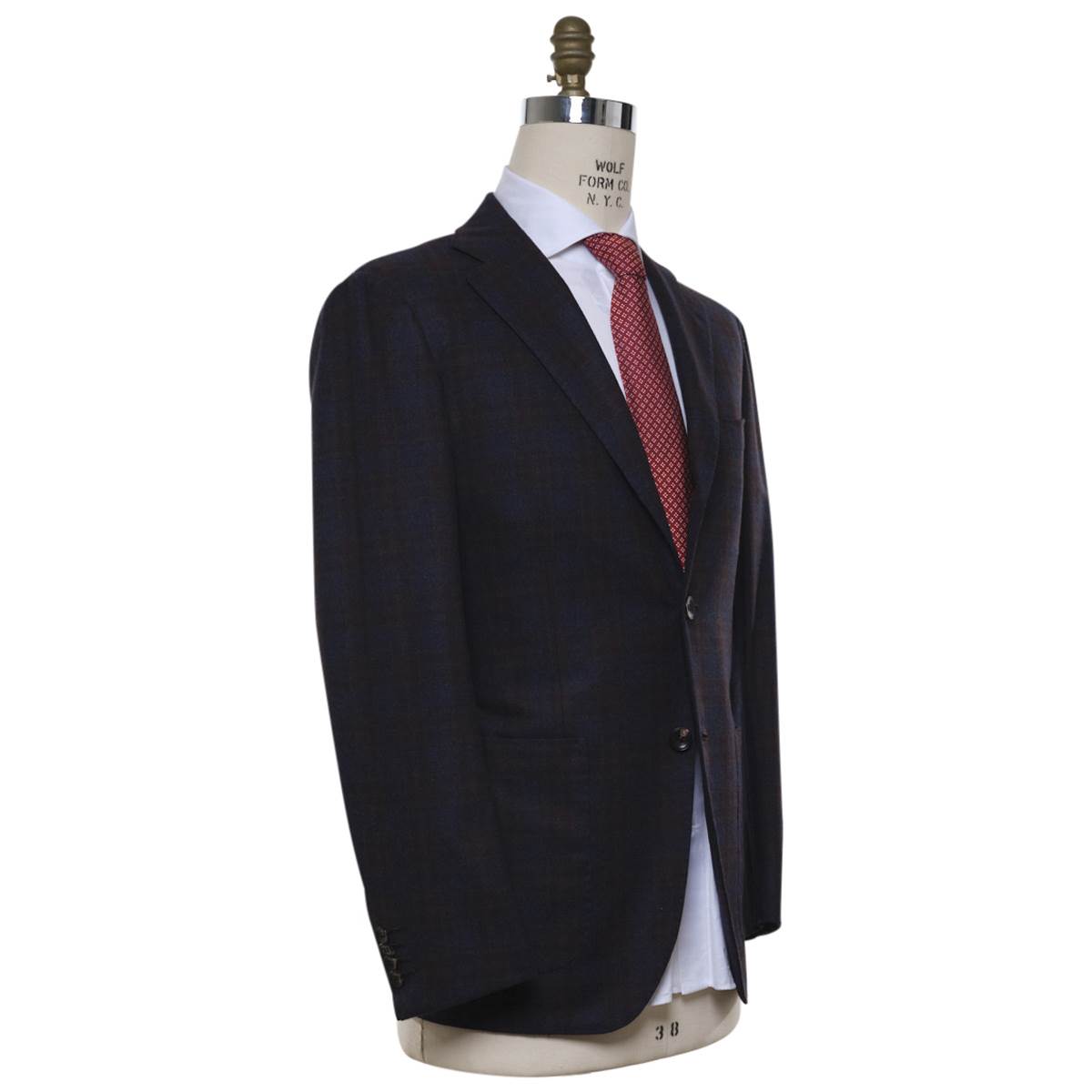 KITON Blue Gray Wool Cashmere Blazer
