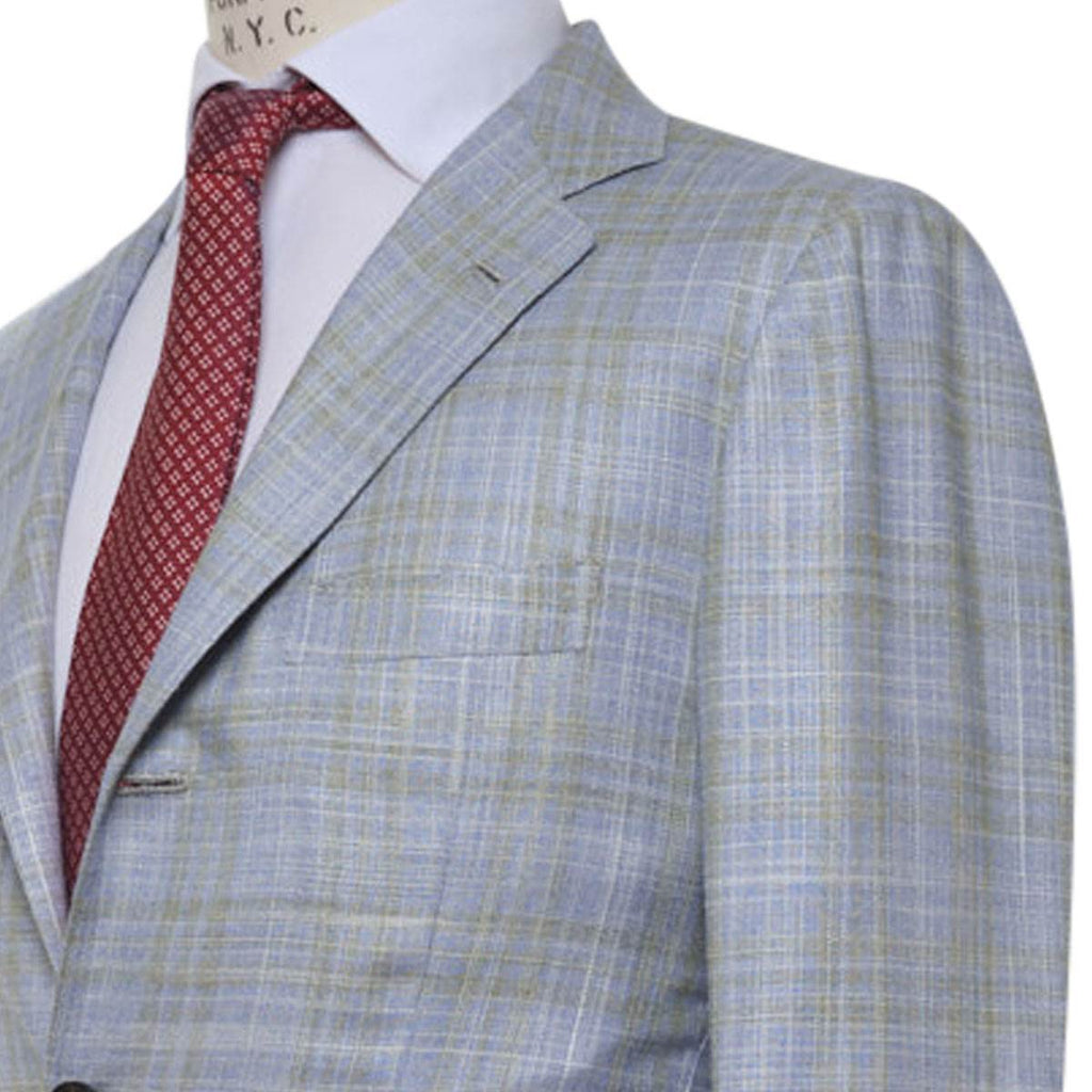 KITON Multicolor Cashmere Silk Blazer