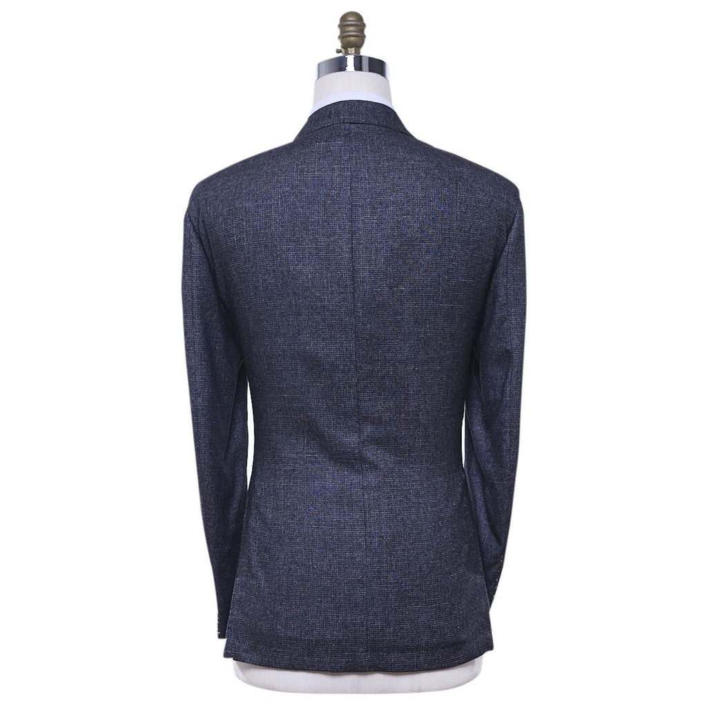 KITON Gray Cashmere Silk Linen Blazer