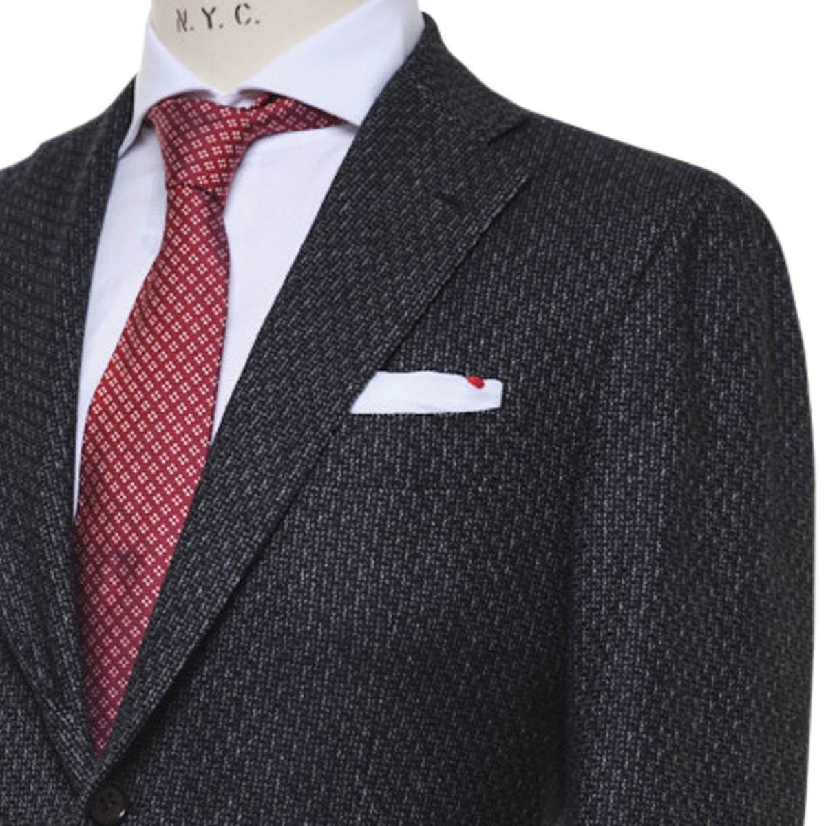 KITON Black Wool Cashmere Blazer