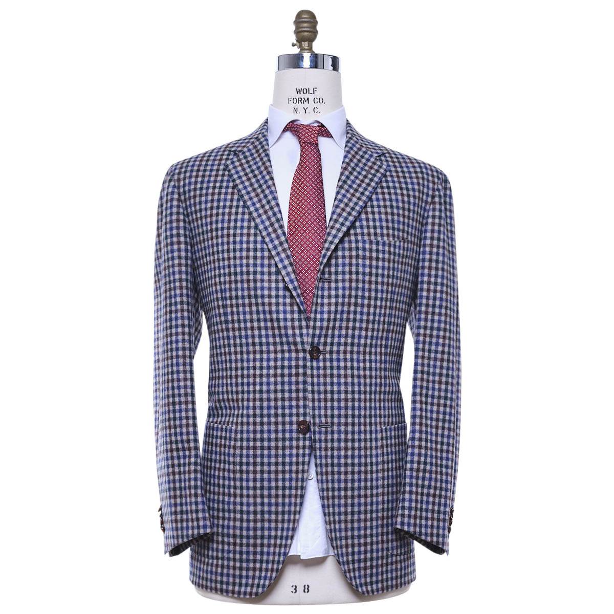 Kiton KITON Multicolor Wool Blazer Multicolor 000