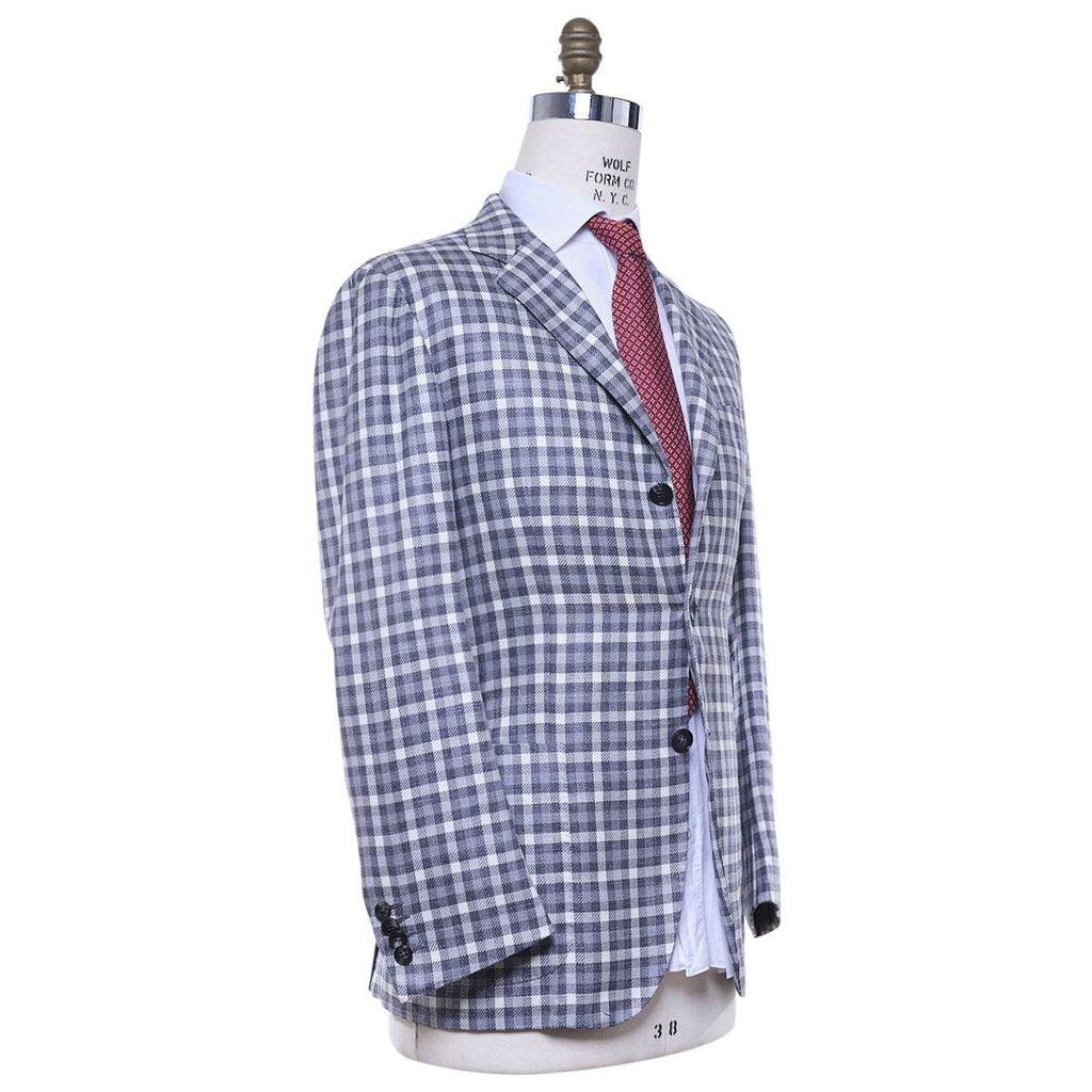 Kiton KITON Multicolor Cashmere Silk Linen Blazer Multicolor 001