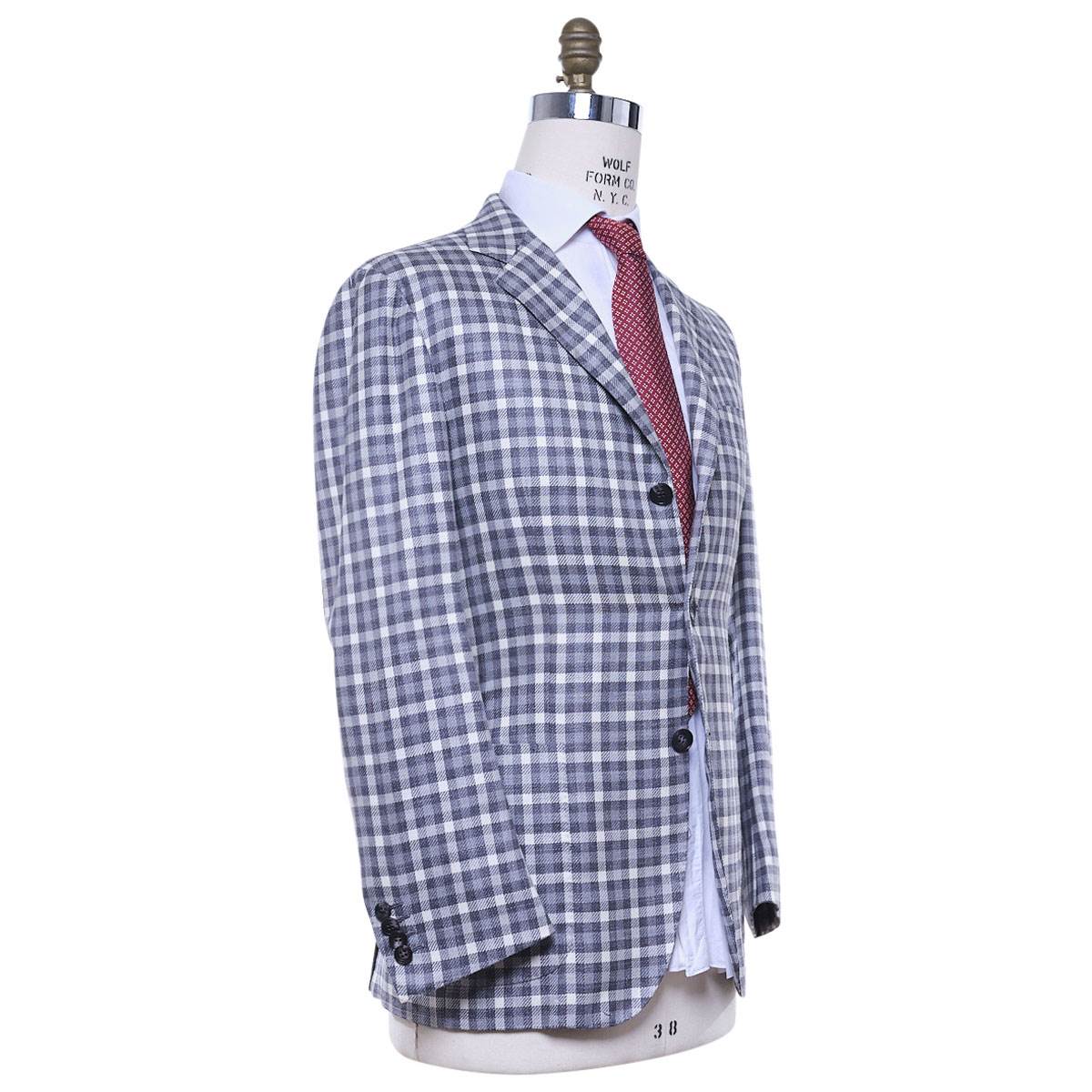 Kiton KITON Multicolor Cashmere Silk Linen Blazer Multicolor 001