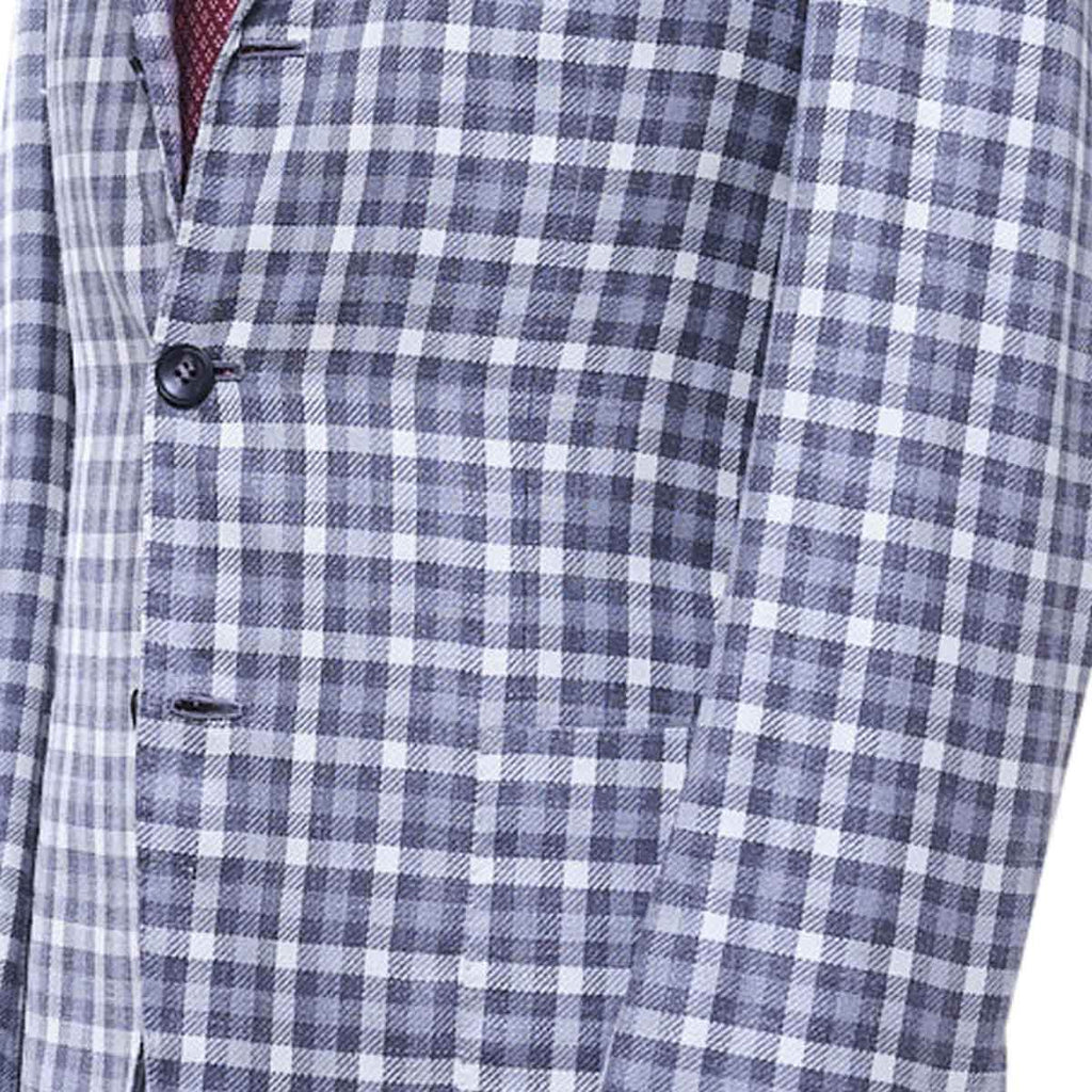 KITON Multicolor Cashmere Silk Linen Blazer