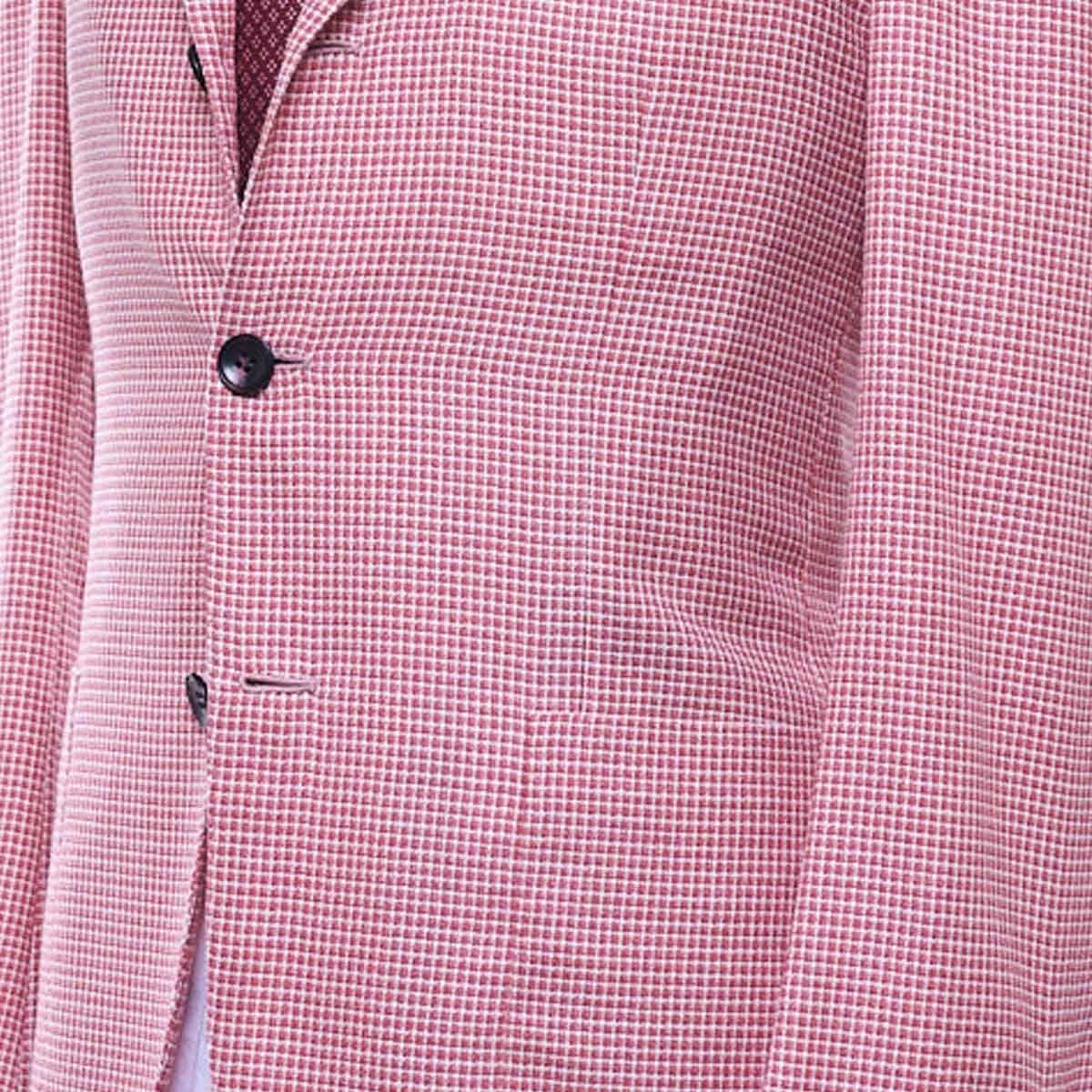 KITON Red White Cashmere Blazer