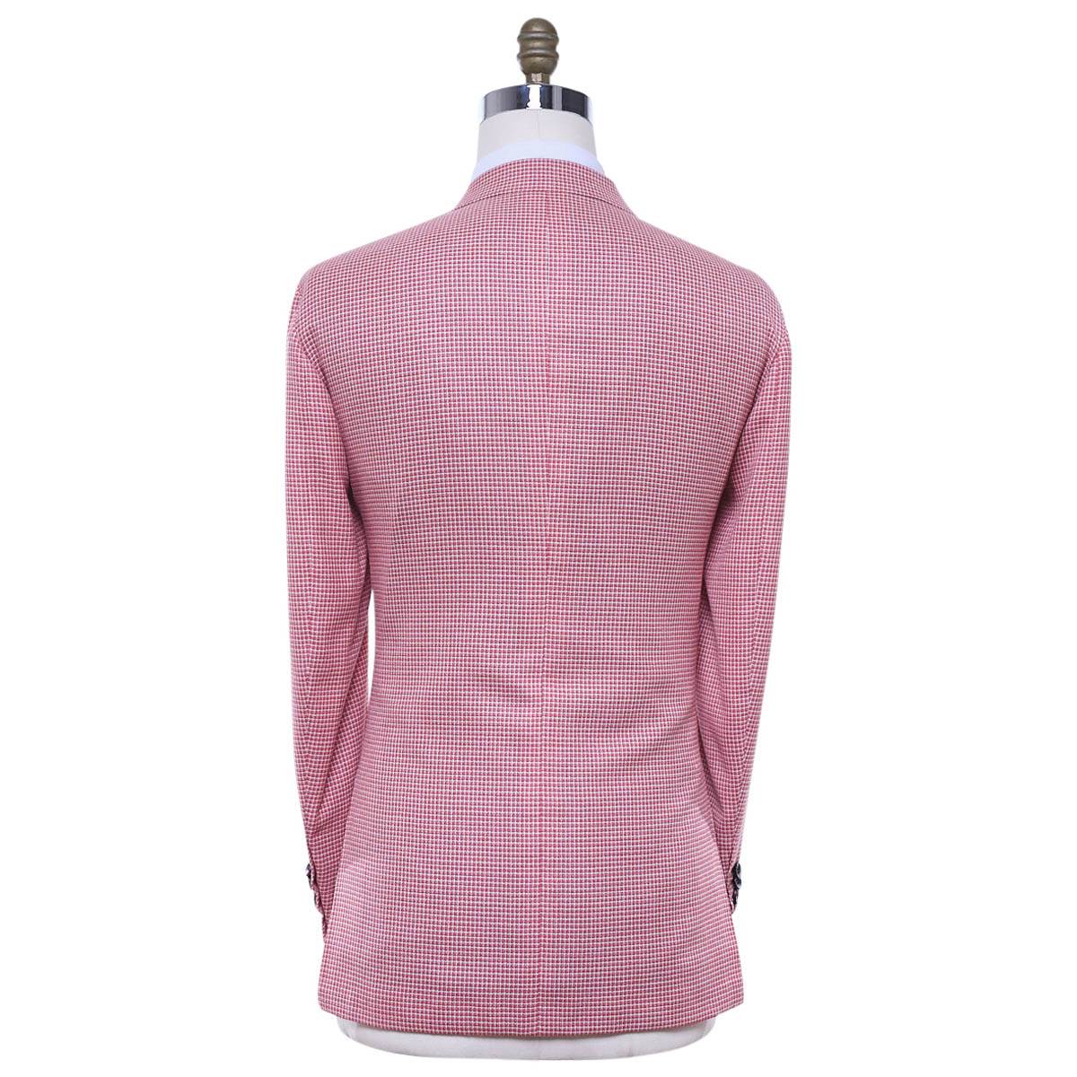 KITON Red White Cashmere Blazer