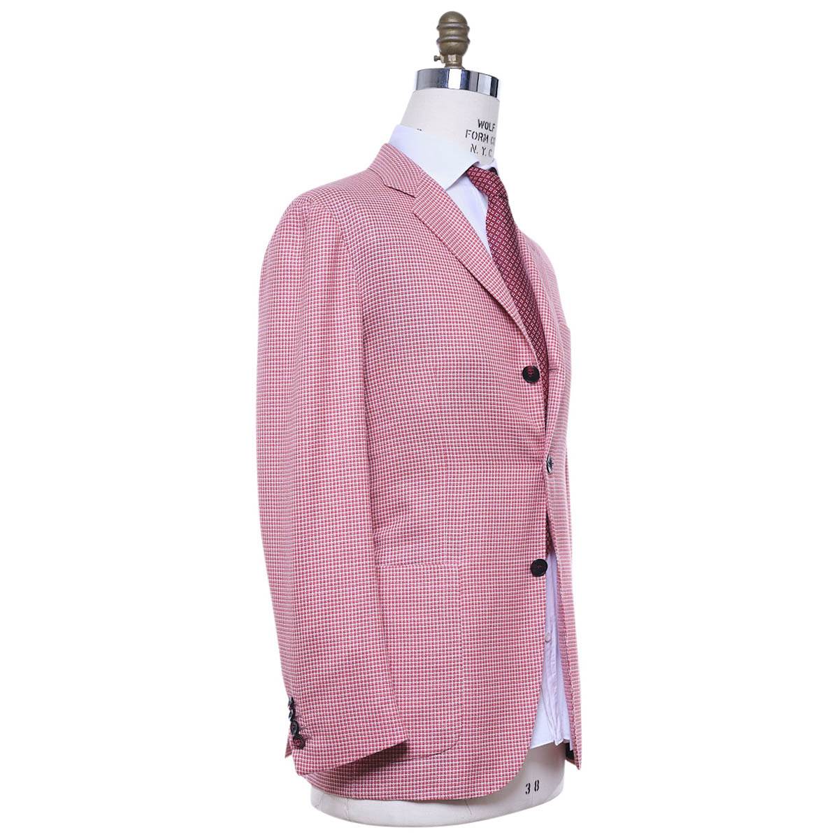 KITON Red White Cashmere Blazer
