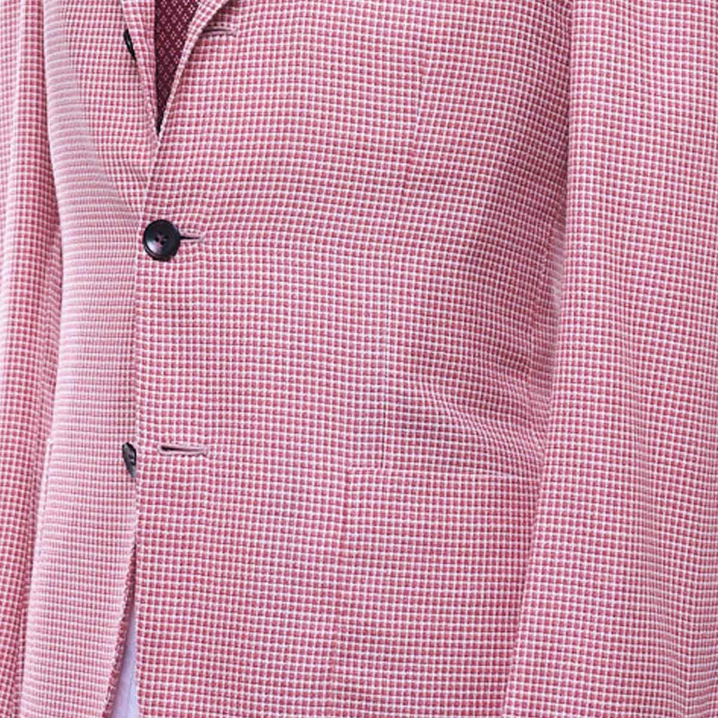 KITON Red White Cashmere Blazer