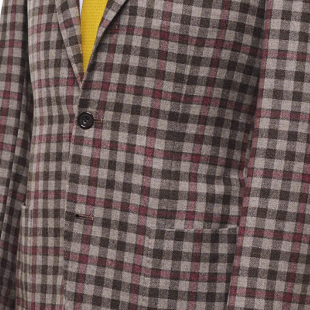KITON Multicolor Cashmere Silk Blazer