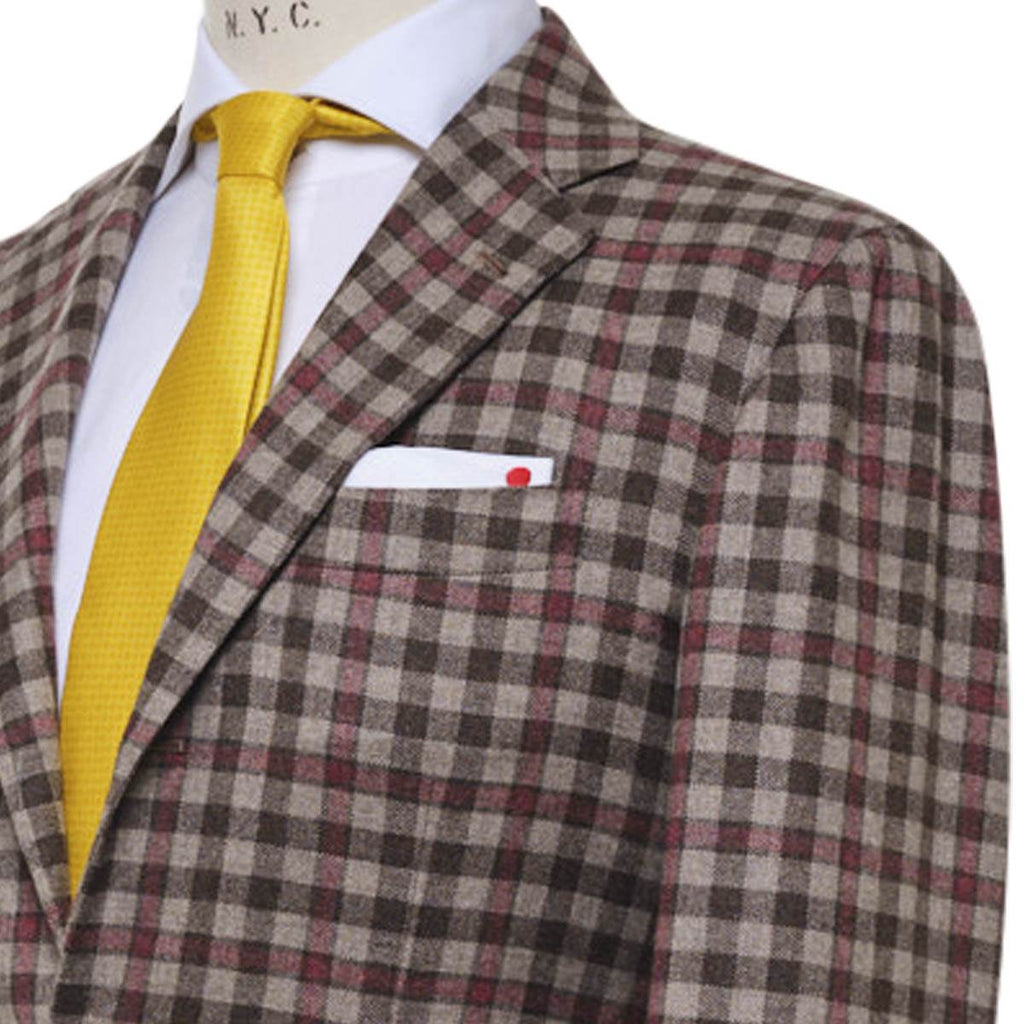KITON Multicolor Cashmere Silk Blazer