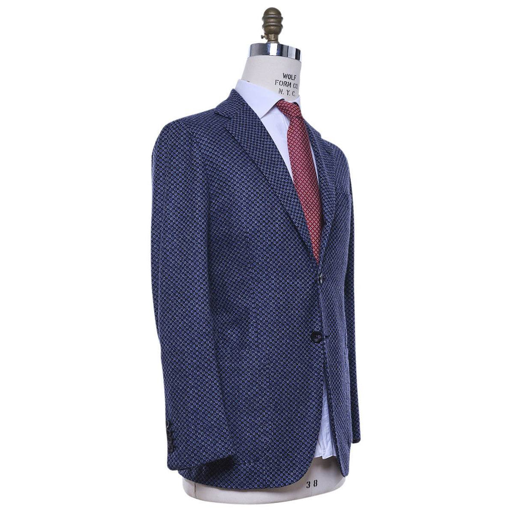 Kiton KITON Blue Cashmere Blazer Blue 001