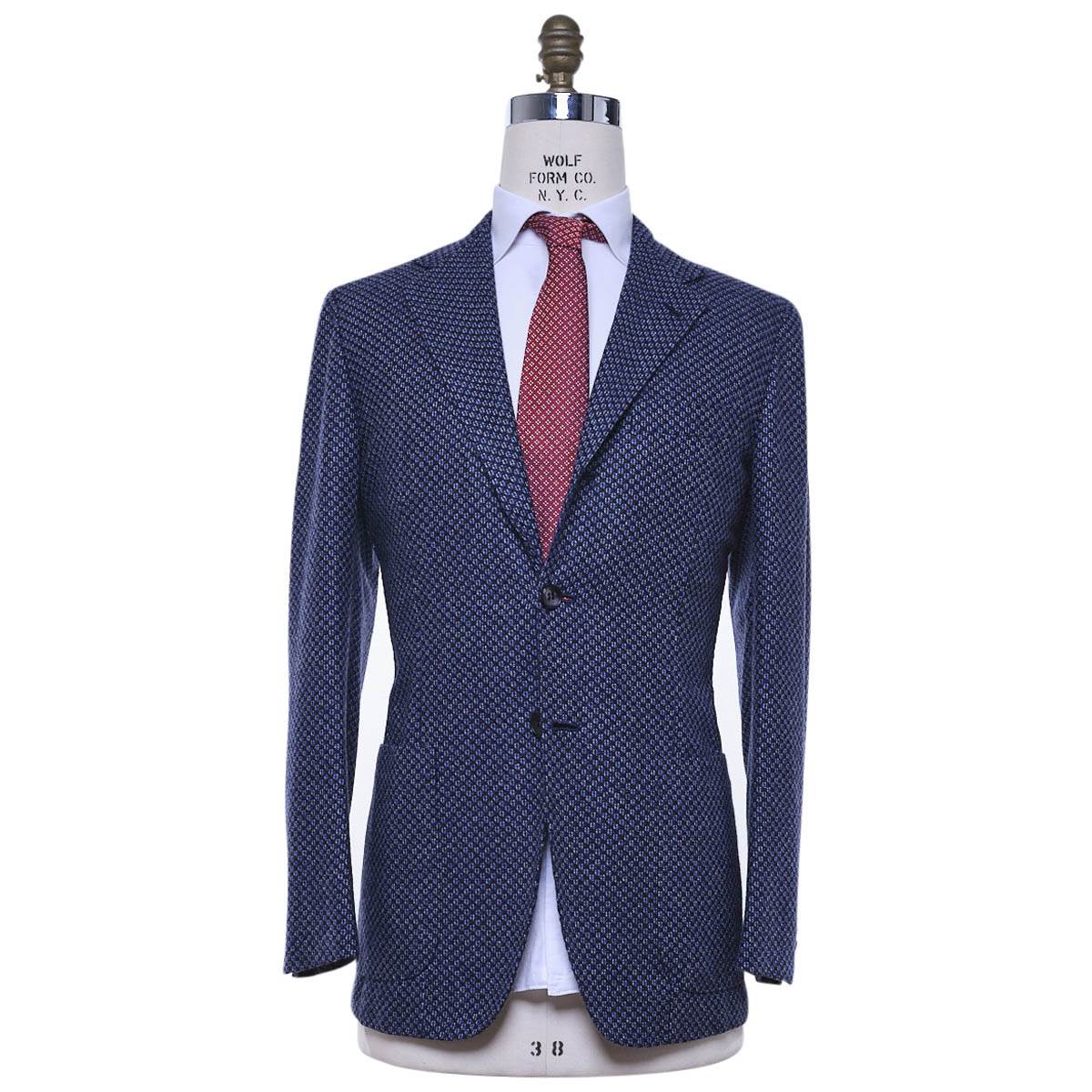 KITON Blue Cashmere Blazer