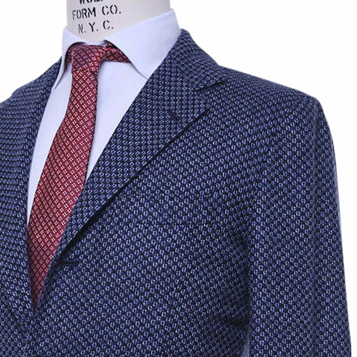 KITON Blue Cashmere Blazer