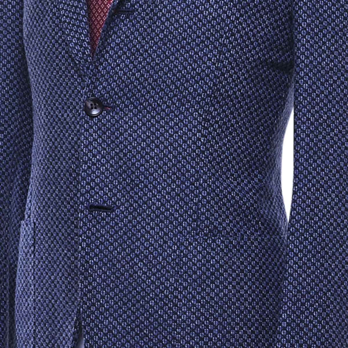 KITON Blue Cashmere Blazer