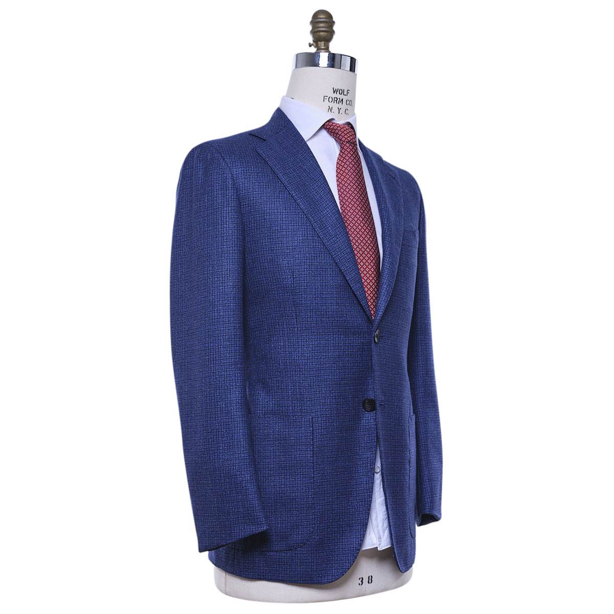 KITON Blue Cashmere Blazer