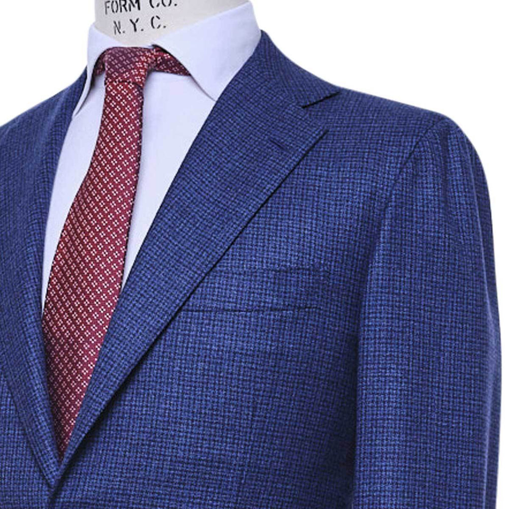 KITON Blue Cashmere Blazer