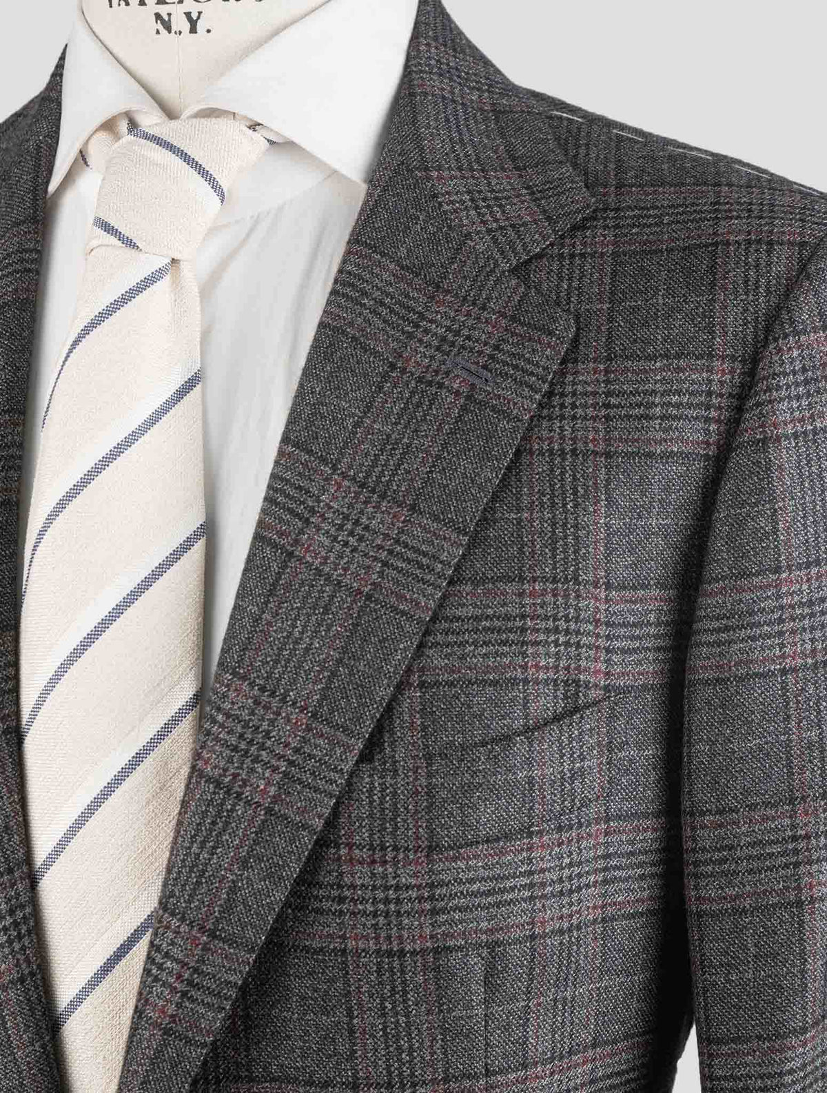 KITON Multicolor Cashmere Silk Blazer