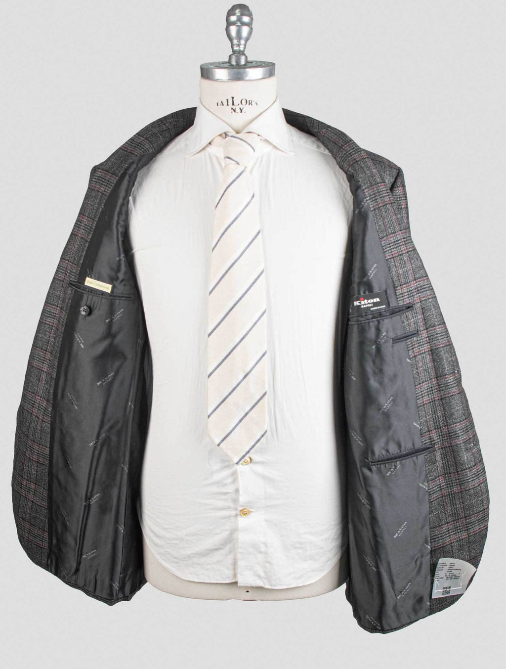 KITON Multicolor Cashmere Silk Blazer