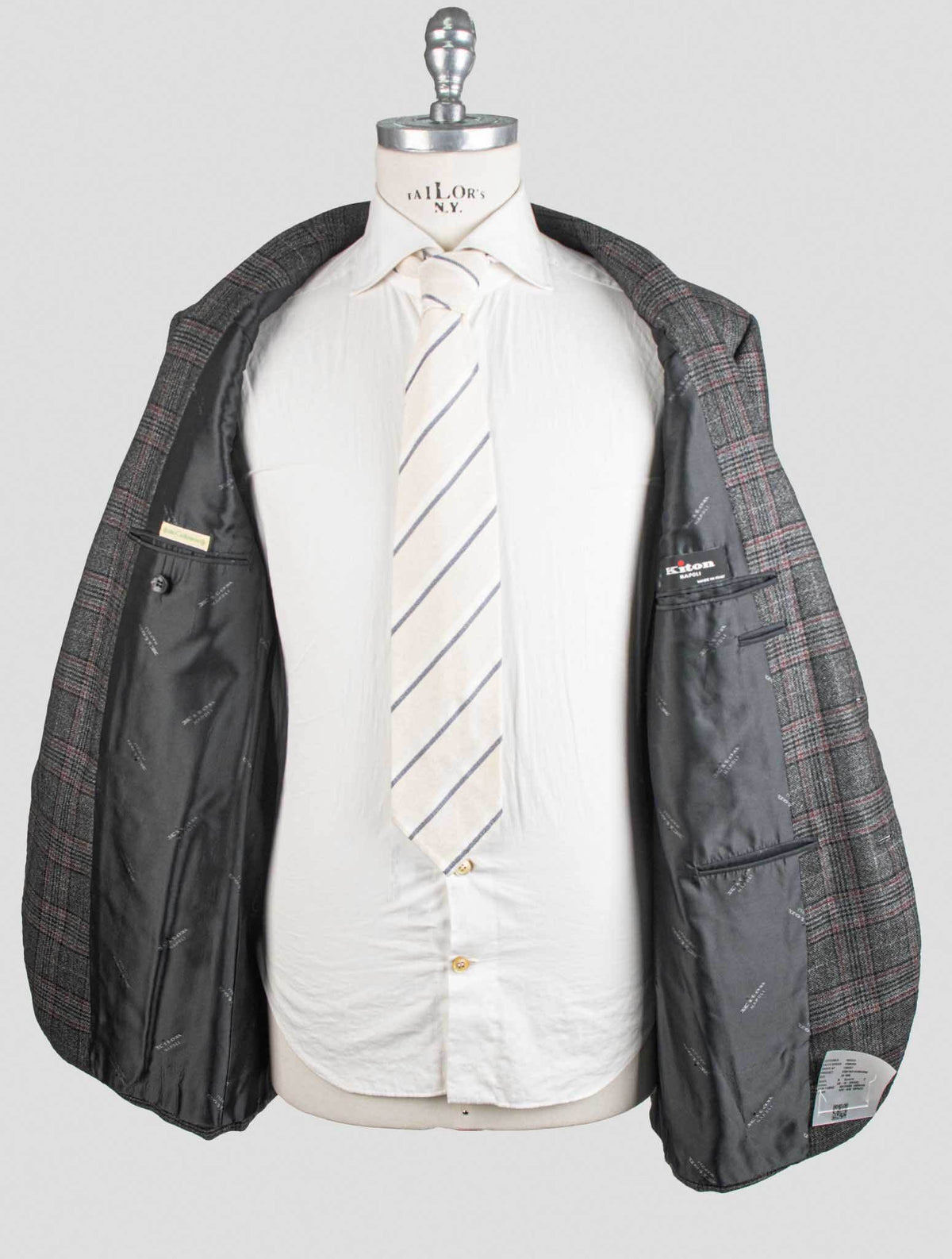 KITON Multicolor Cashmere Silk Blazer