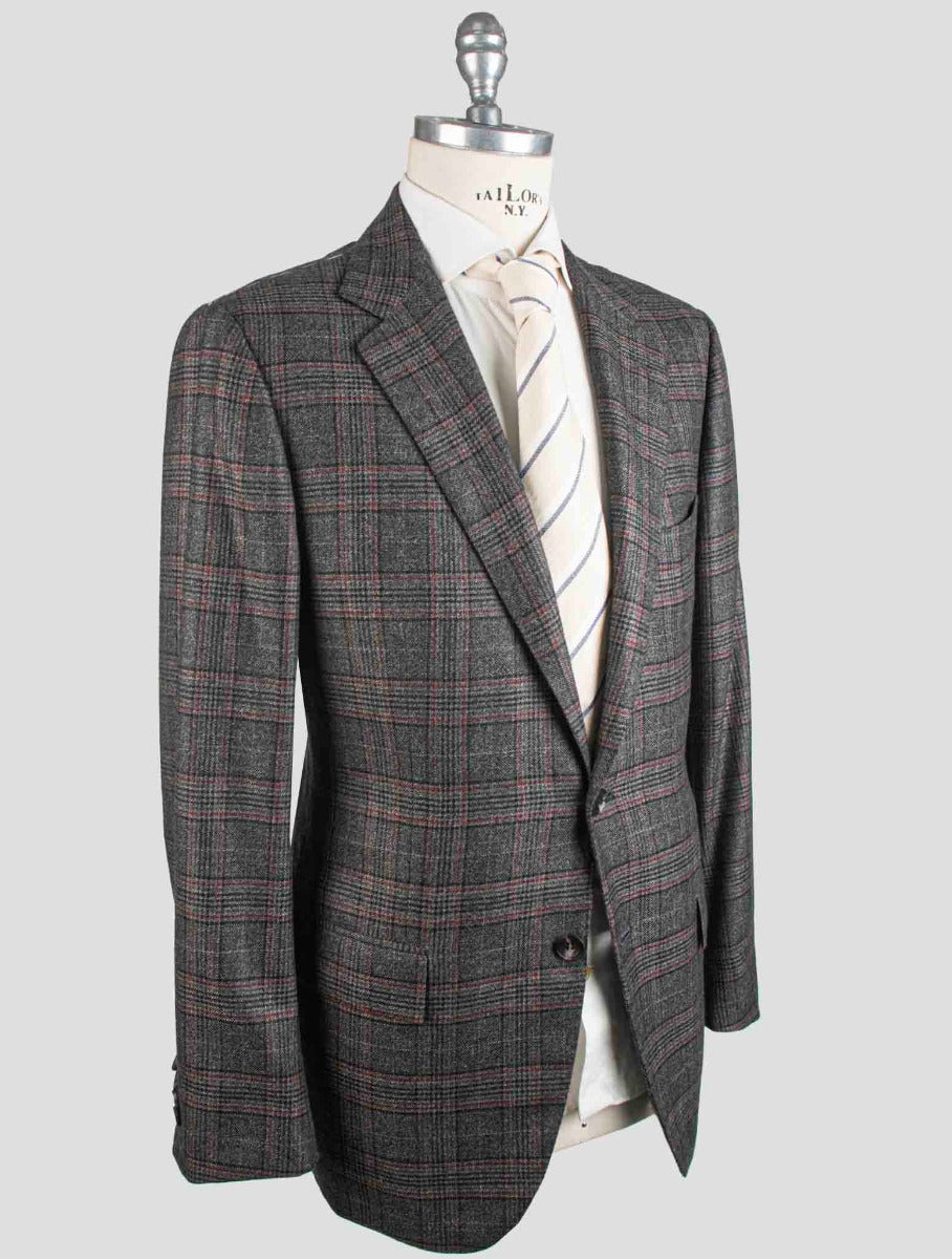 KITON Multicolor Cashmere Silk Blazer
