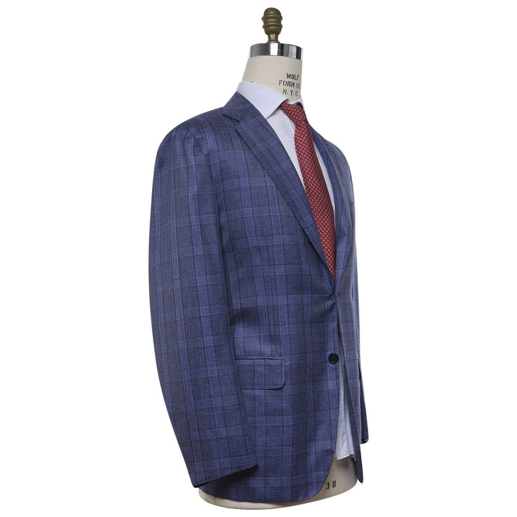KITON Multicolor Cashmere Silk Linen Blazer