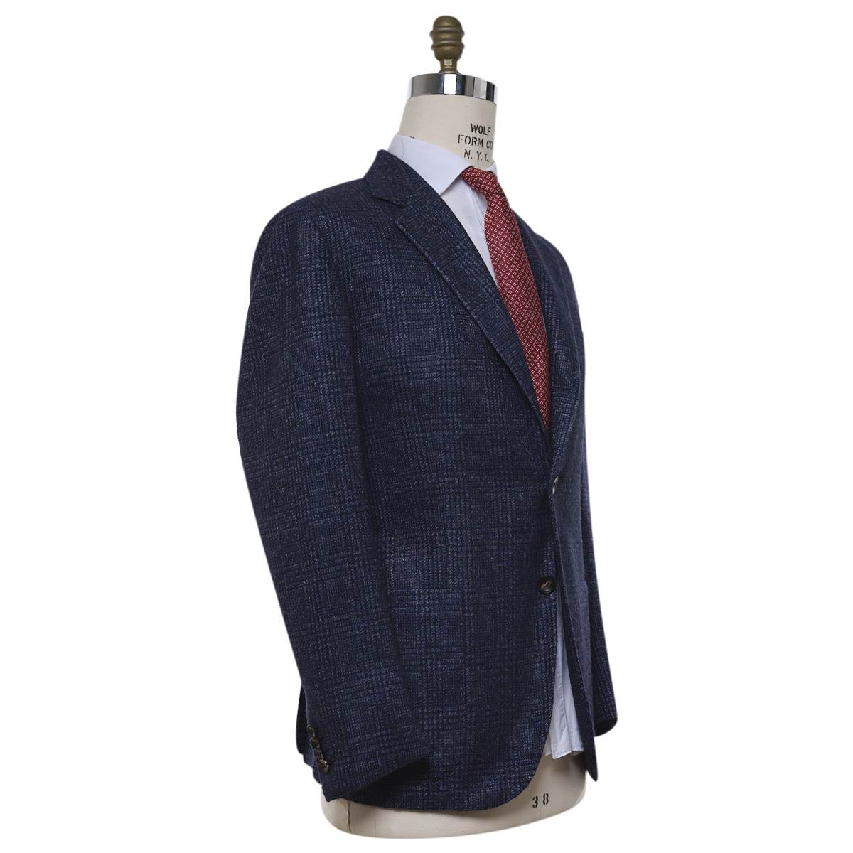 Kiton KITON Blue Lama Cashmere Silk Pa Blazer Blue 001