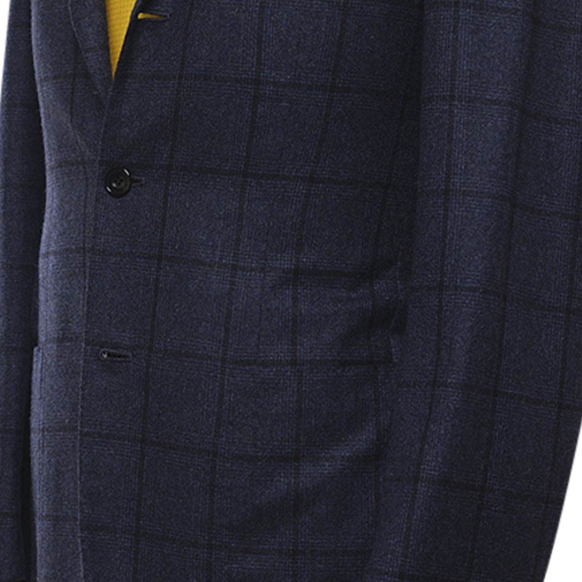 KITON Blue Cashmere Silk Blazer