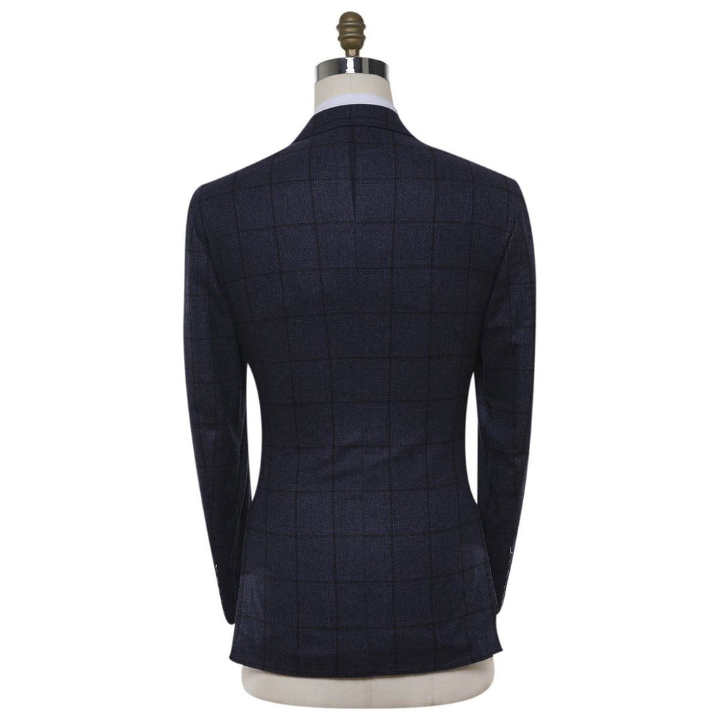 KITON Blue Cashmere Silk Blazer