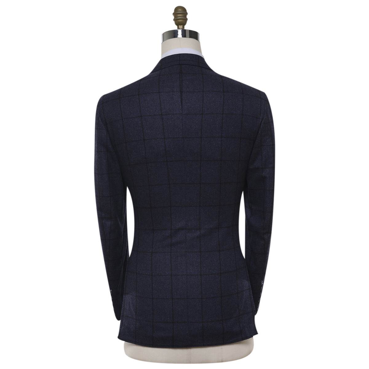 KITON Blue Cashmere Silk Blazer
