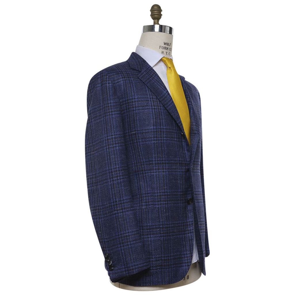 Kiton KITON Multicolor Cashmere Linen Wool Silk Blazer Multicolor 001