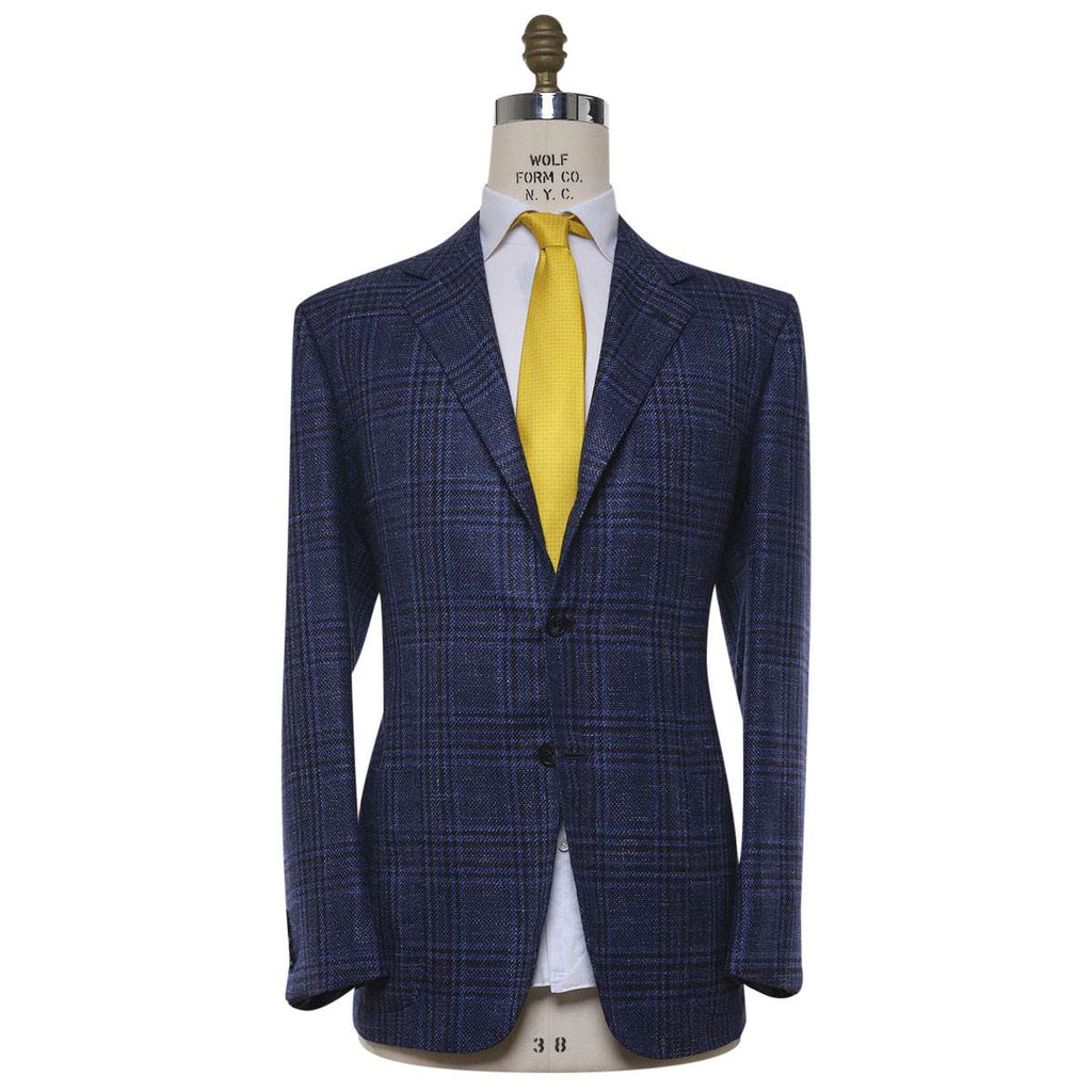 KITON Multicolor Cashmere Linen Wool Silk Blazer