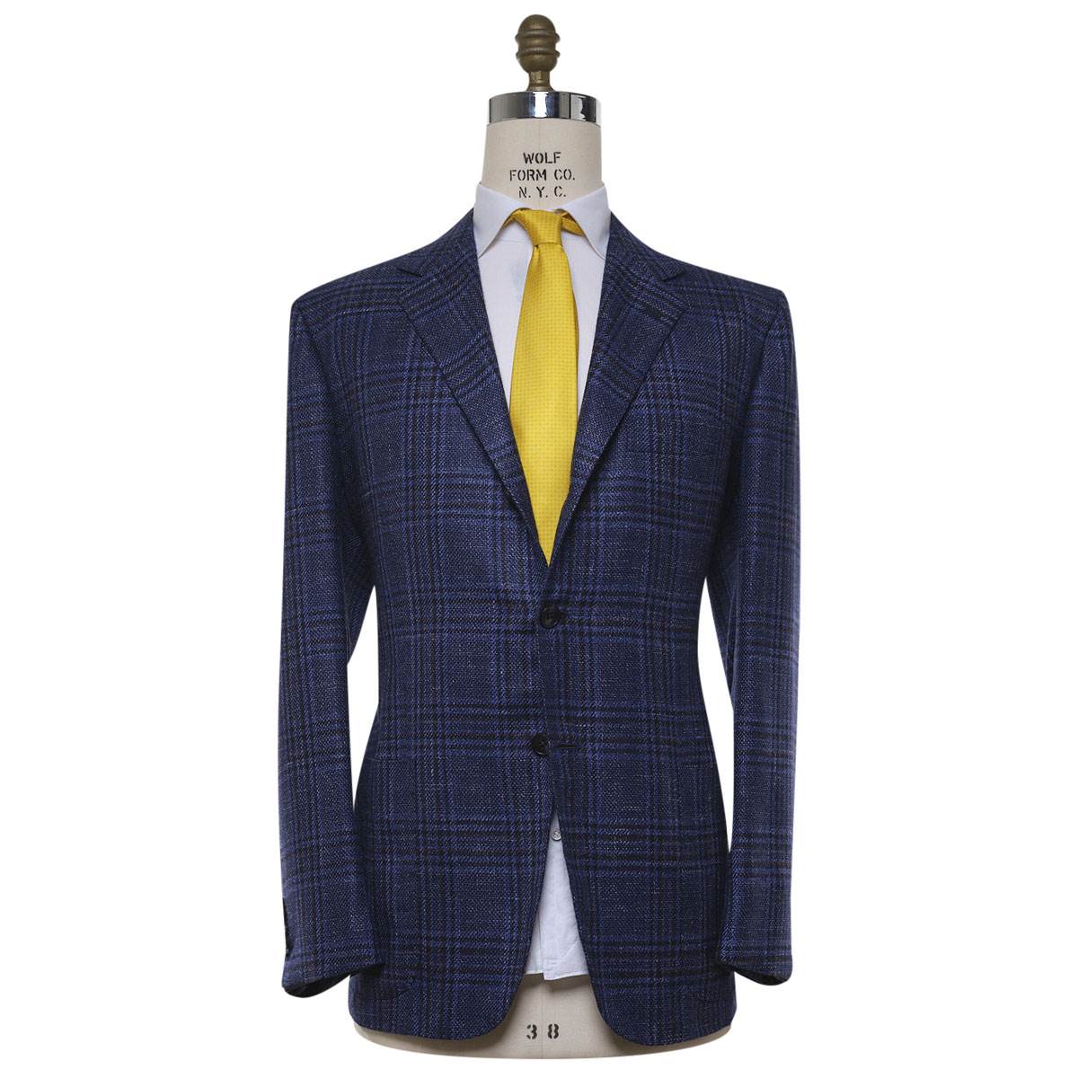 KITON Multicolor Cashmere Linen Wool Silk Blazer