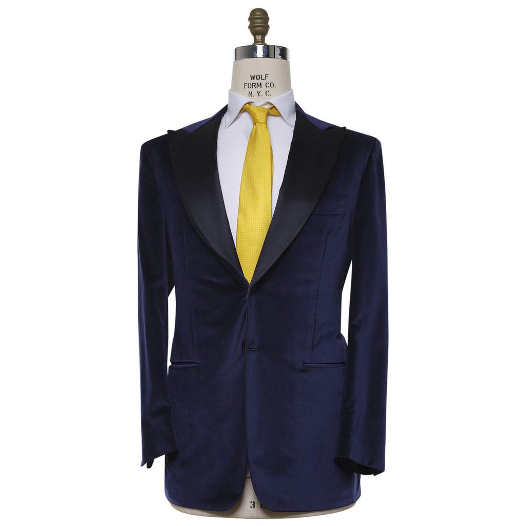 Kiton KITON Blue Cotton Smoking Blue 000