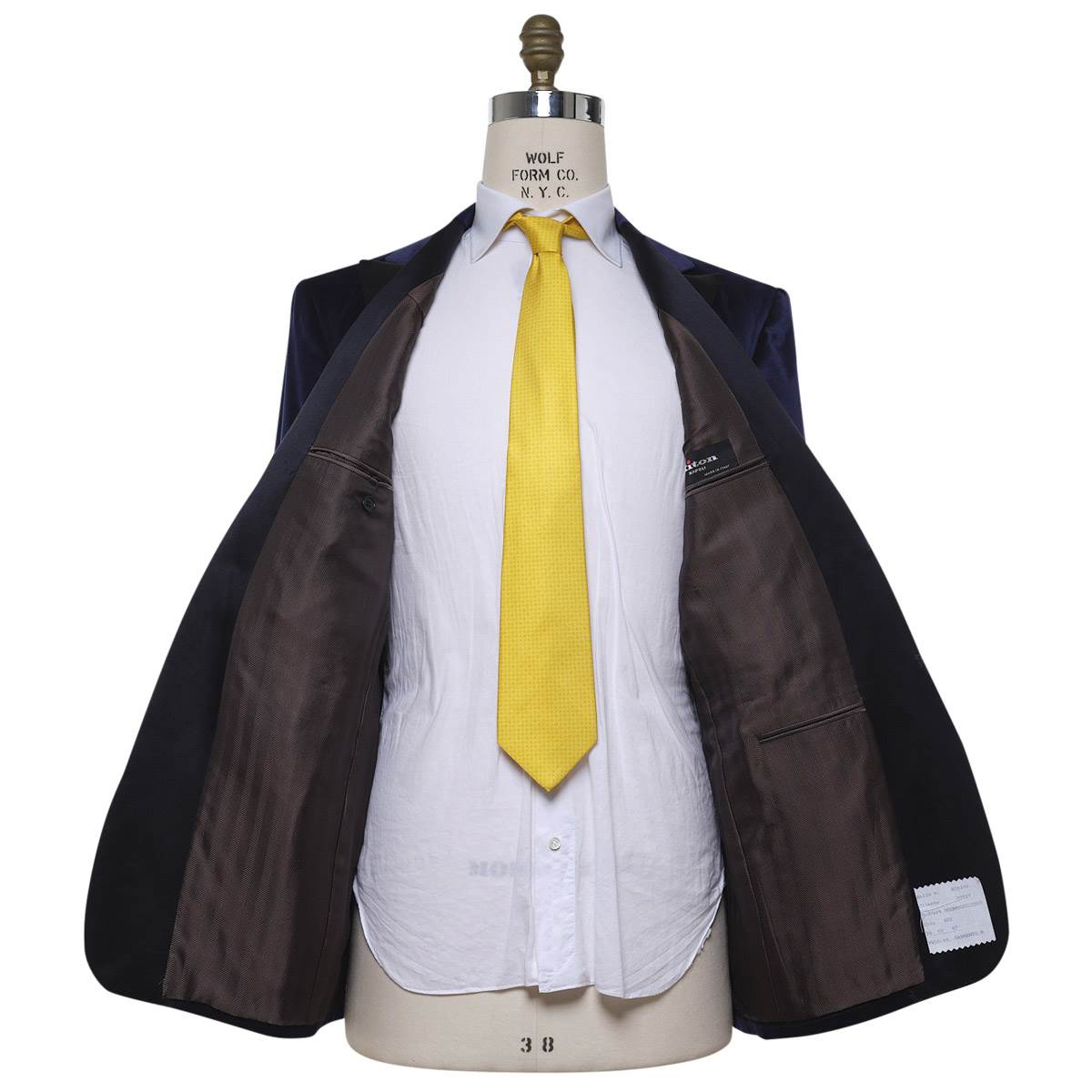 KITON Blue Cotton Smoking