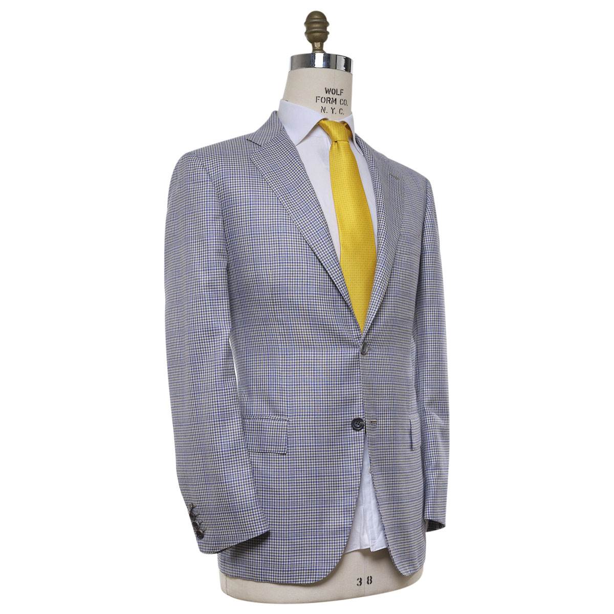 KITON Multicolor Cashmere Silk Blazer