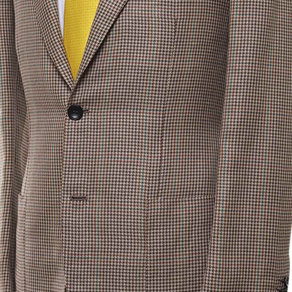 KITON Multicolor Cashmere Linen Silk Blazer