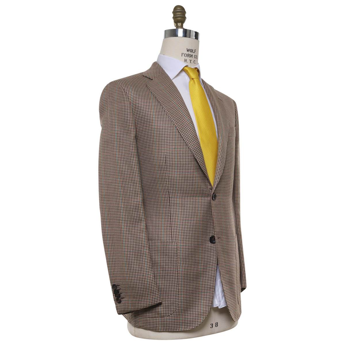 KITON Multicolor Cashmere Linen Silk Blazer