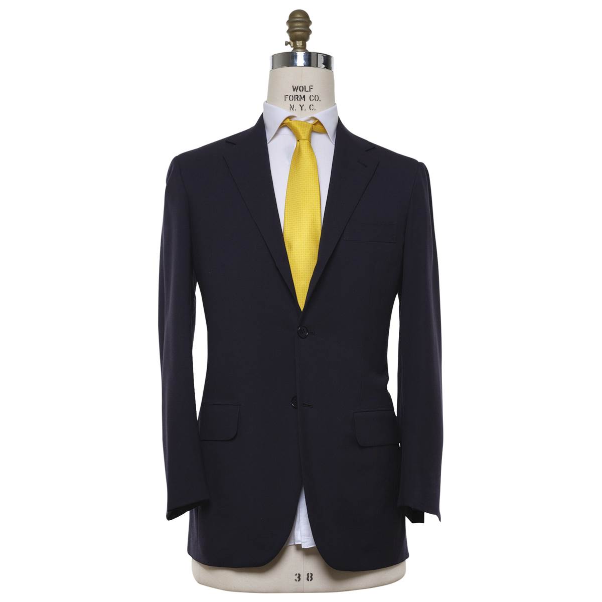 KITON Blue Wool 14 Micron Blazer