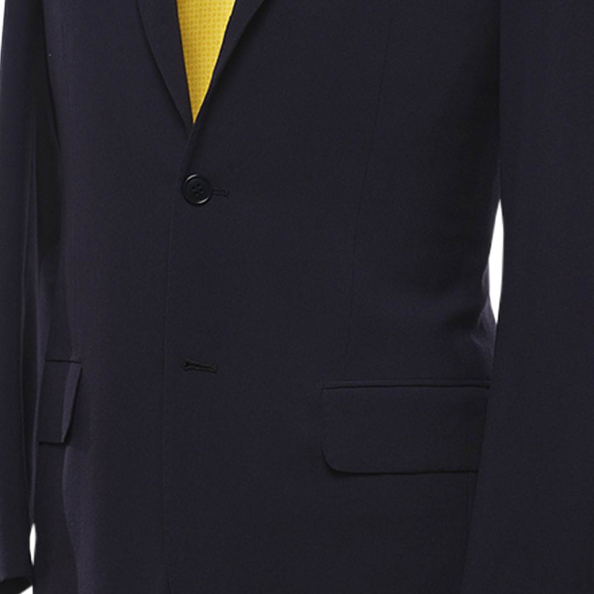 KITON Blue Wool 14 Micron Blazer