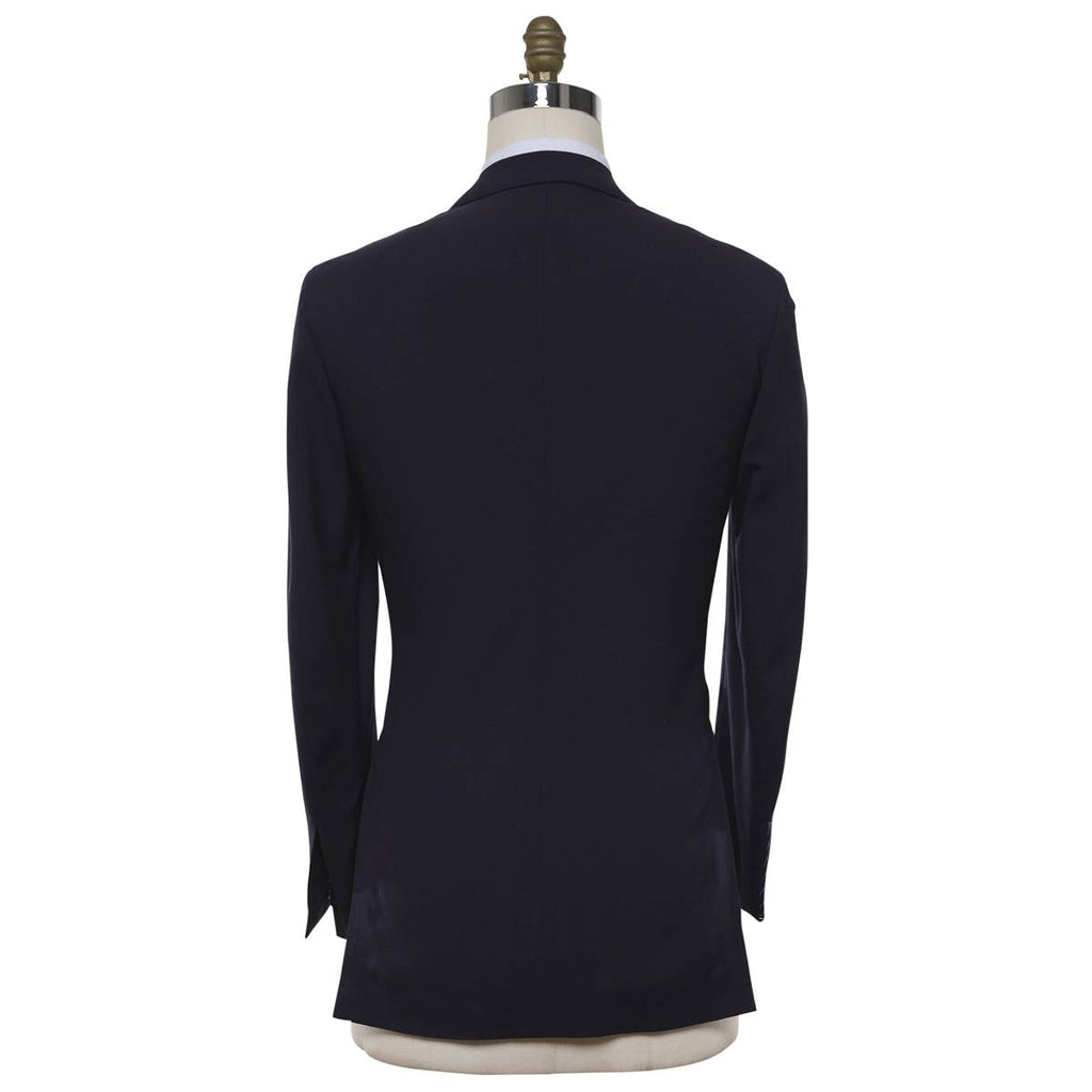 KITON Blue Wool 14 Micron Blazer