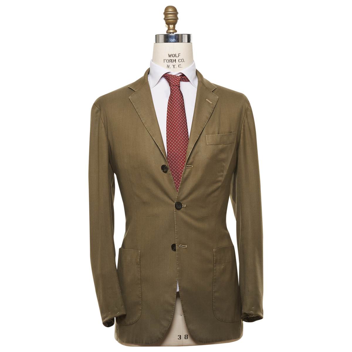 KITON Green Cashmere Blazer