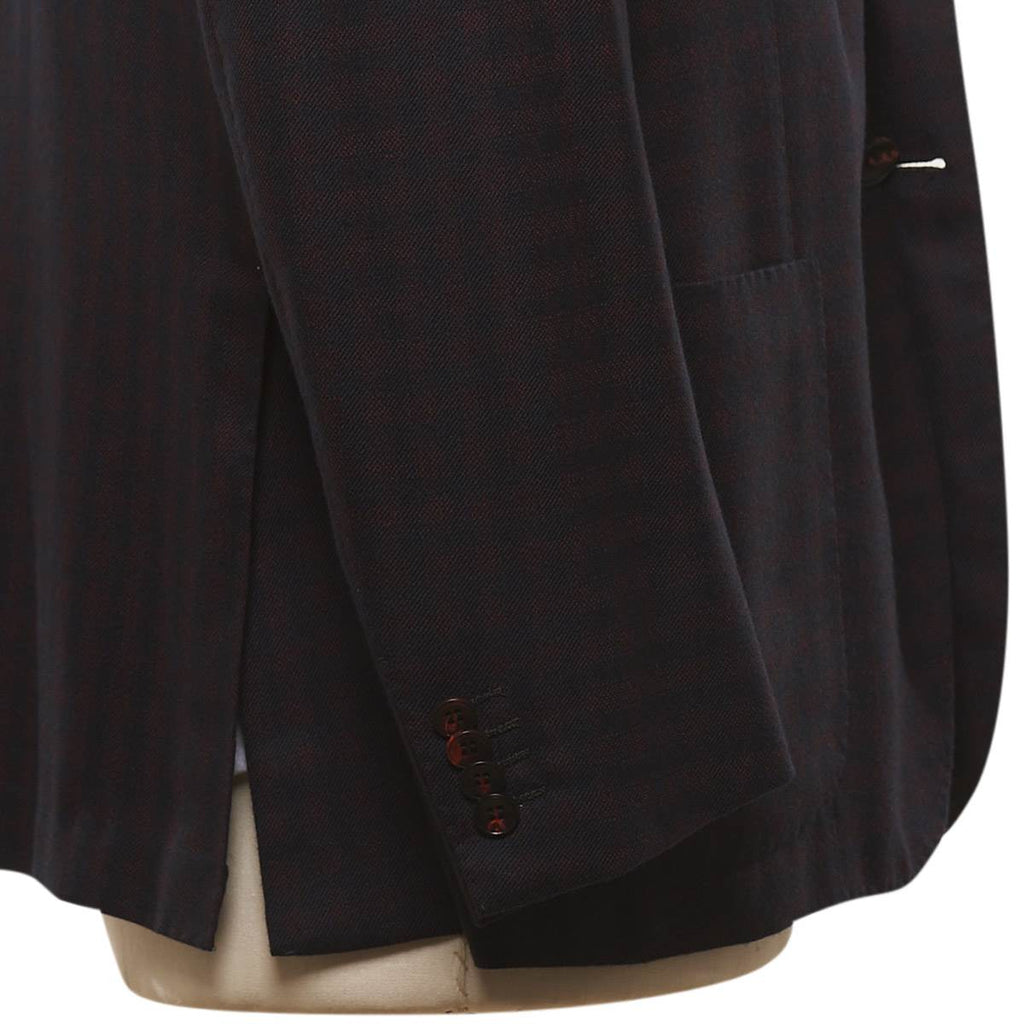 Kiton KITON Blue Red Cashmere Blazer Blue/Red 001