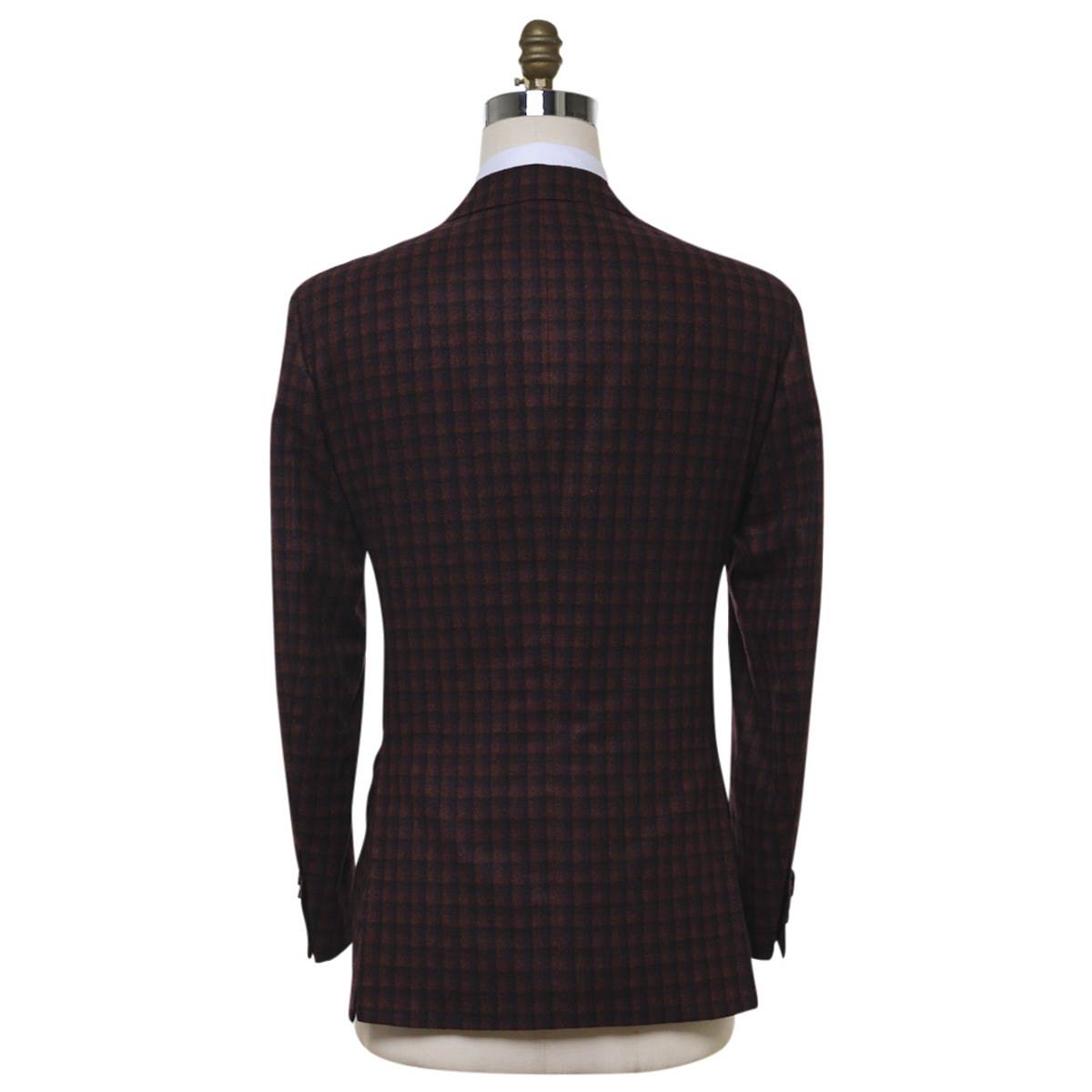 KITON Red Blue Cashmere Blazer