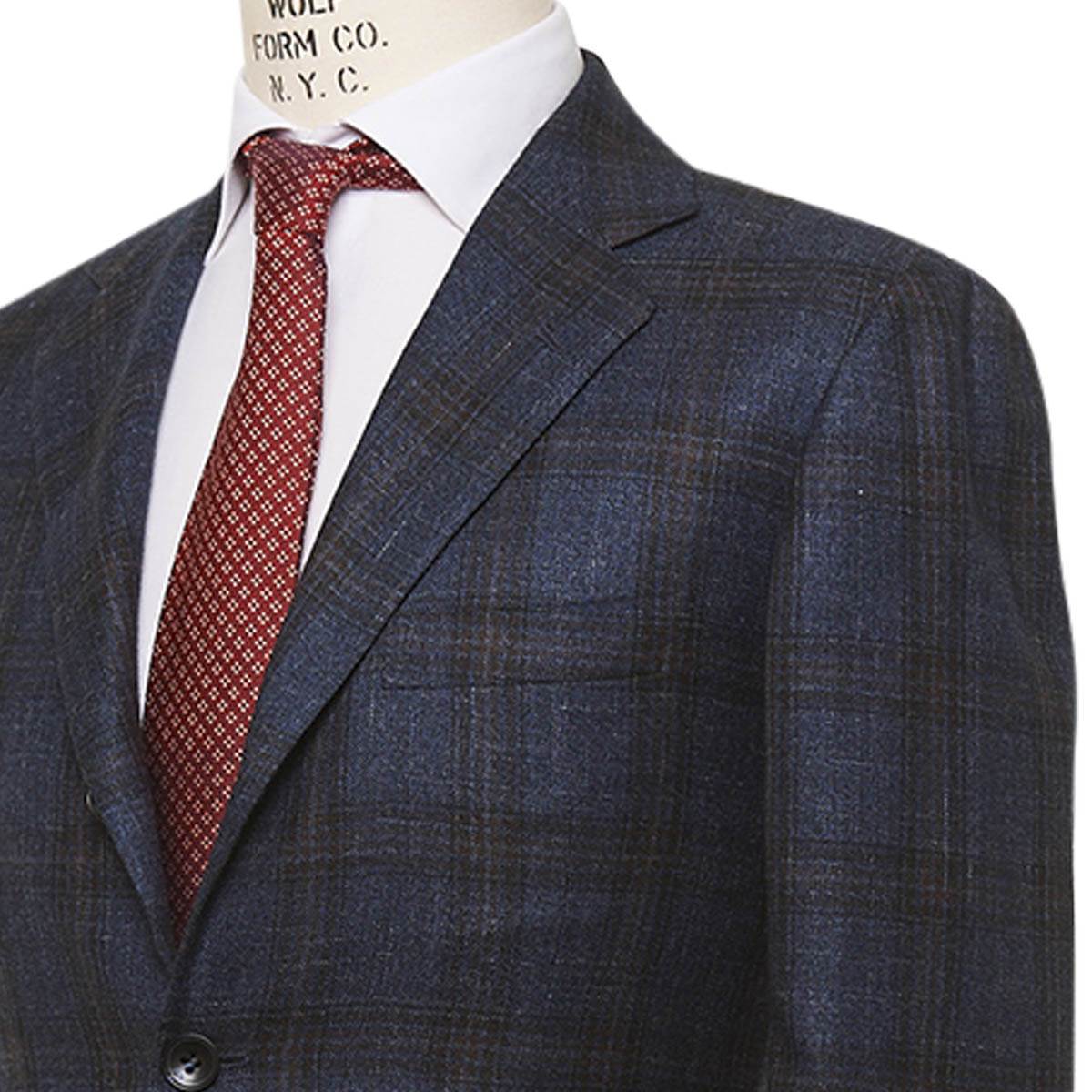 KITON Multicolor Cashmere Silk Linen Blazer
