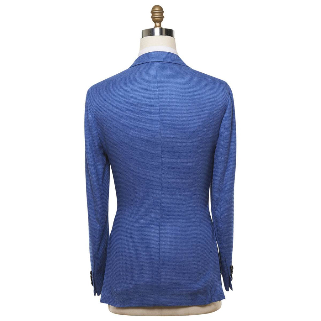 KITON Blue Cashmere Silk Blazer