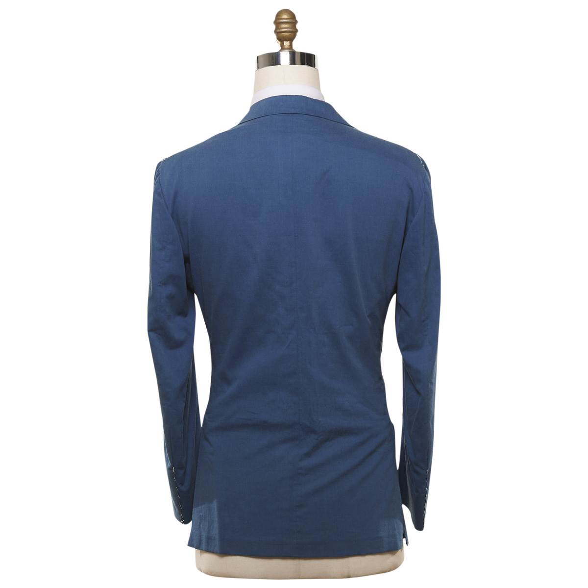 KITON Blue Cotton Blazer