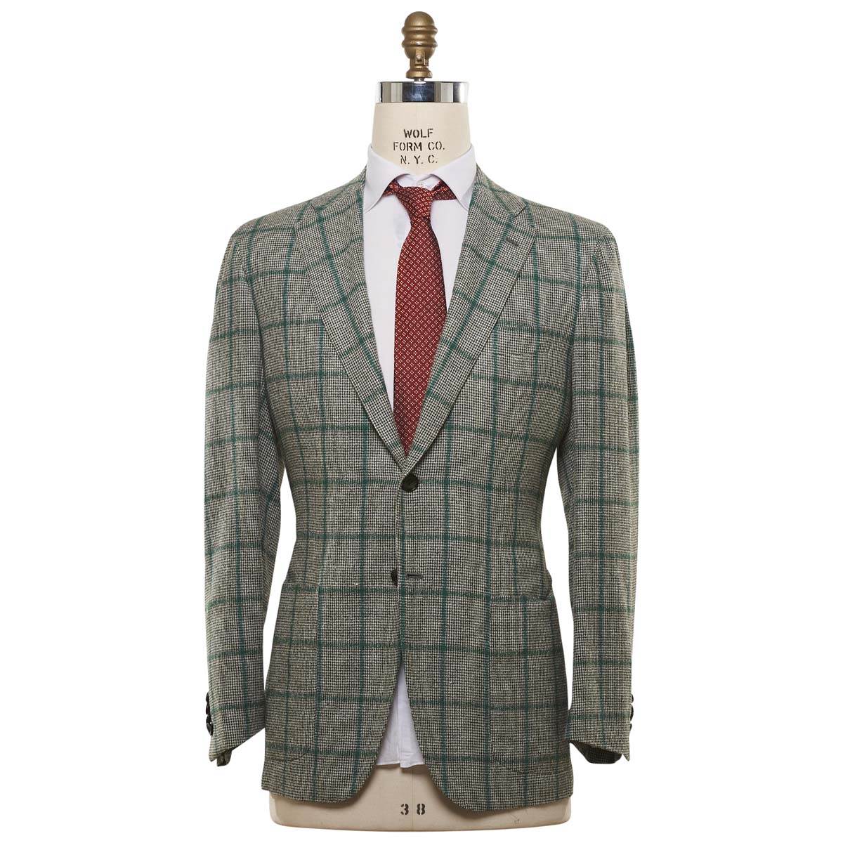 KITON Multicolor Cashmere Nylon Silk Linen Blazer