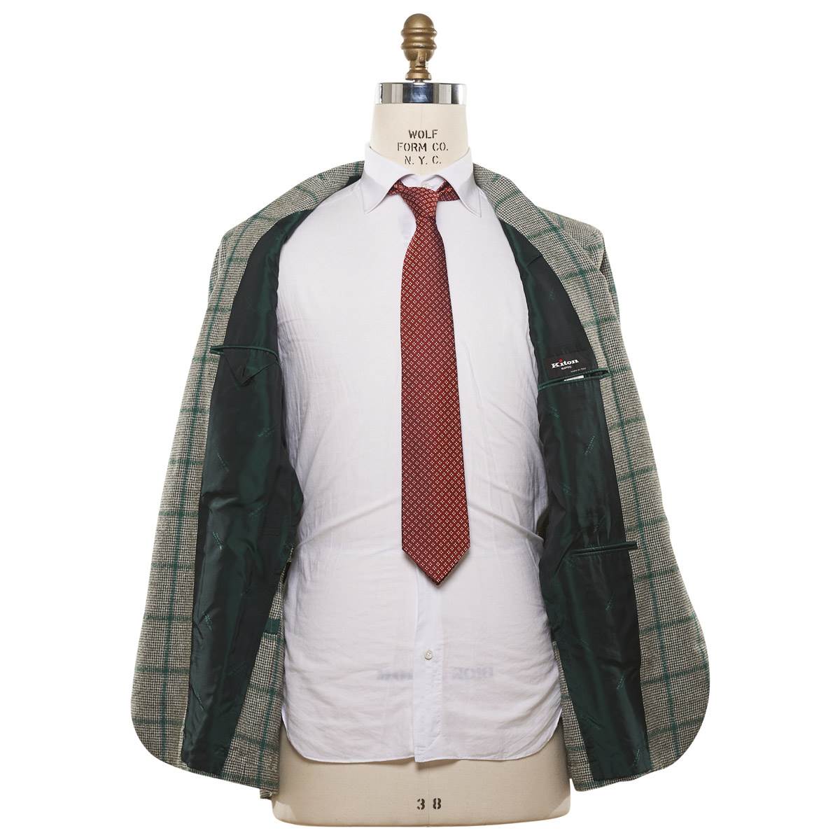 KITON Multicolor Cashmere Nylon Silk Linen Blazer