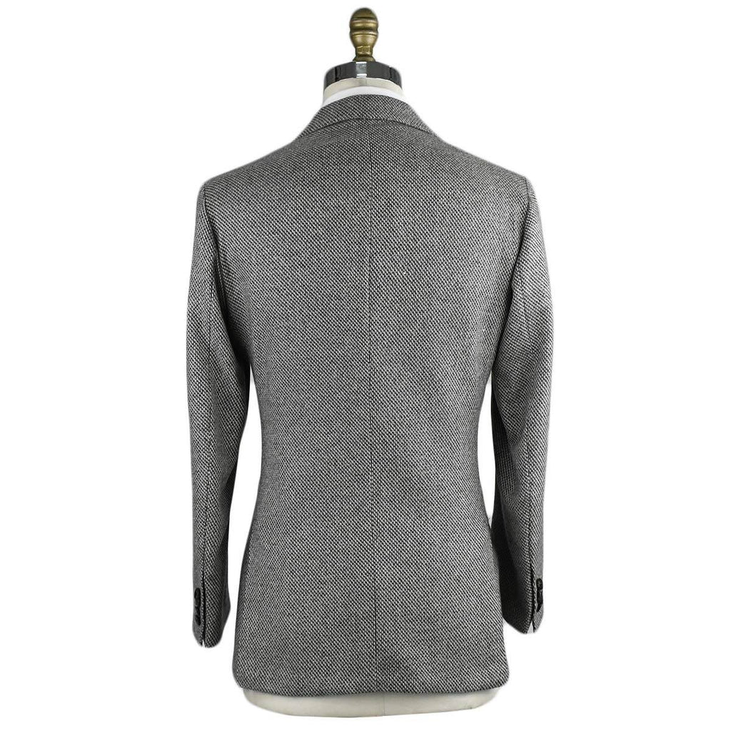 KITON Gray White Cashmere Blazer
